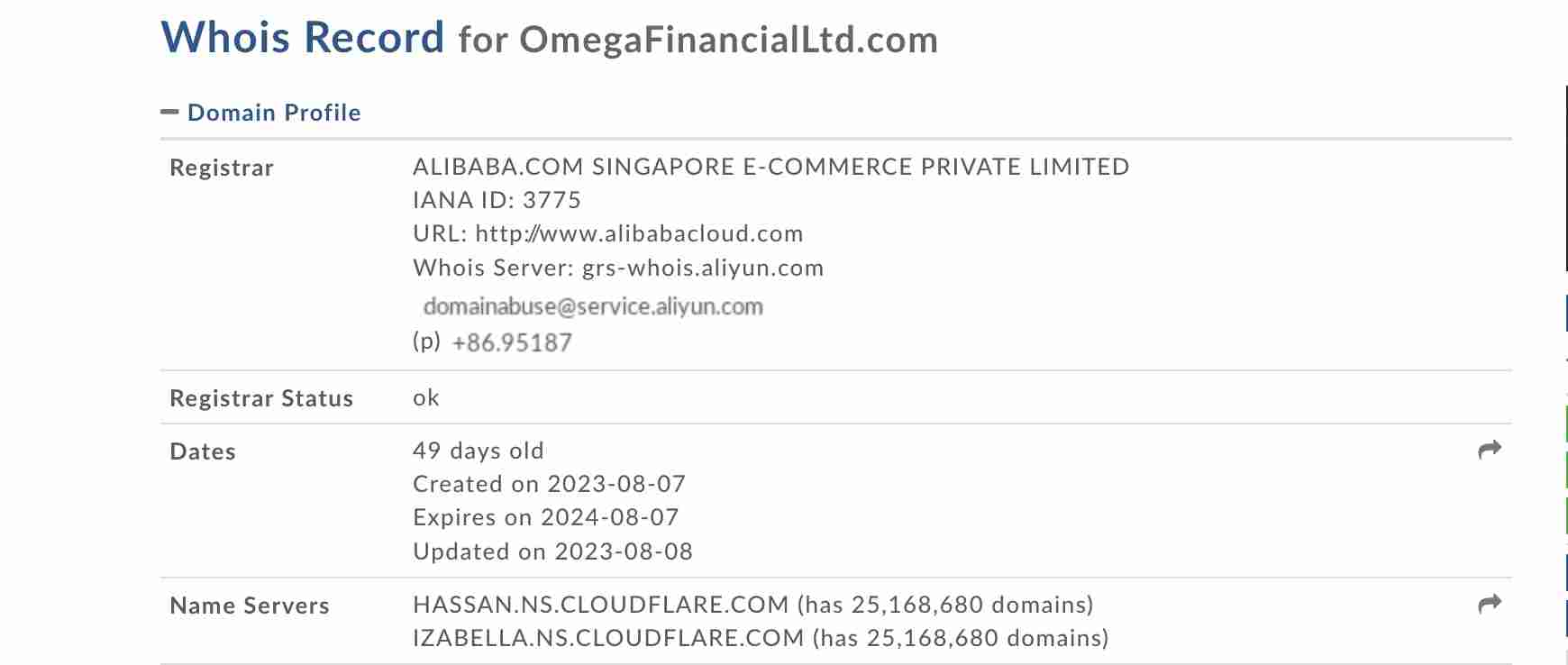 OmegaFinancialLtd — брокер, предлагающий лишь перспективы потери денег