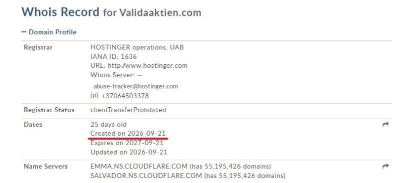 Valida Aktien — липовый поставщик брокерских услуг, который ворует клиентские вложения Valida Aktien — липовый поставщик брокерских услуг, который ворует клиентские вложения