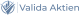 Valida Aktien logotype