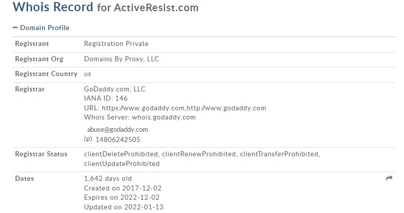Active Resist — очередная компания, прикрывающаяся брокерской деятельностью