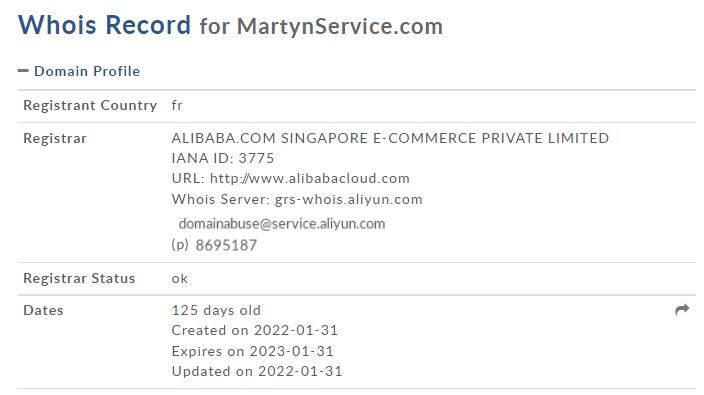 Martyn Services Limited — мошеннический проект 