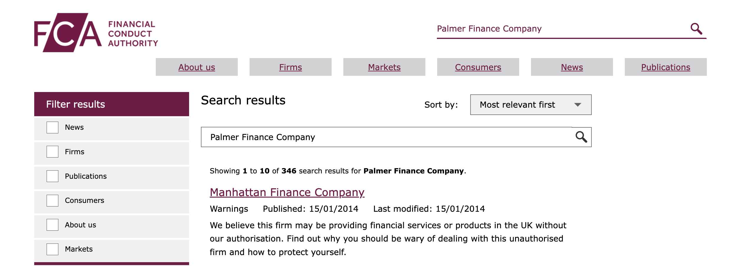 Palmer Finance Company — брокер, который пошел по наклонной