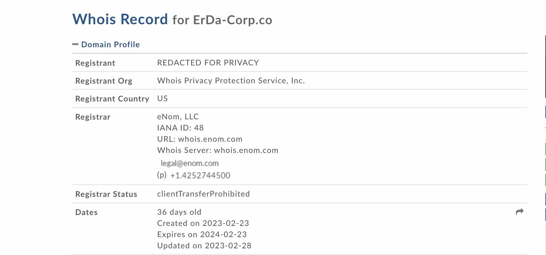ERDA Corp — типовой брокер-мошенник с клонированным сайтом